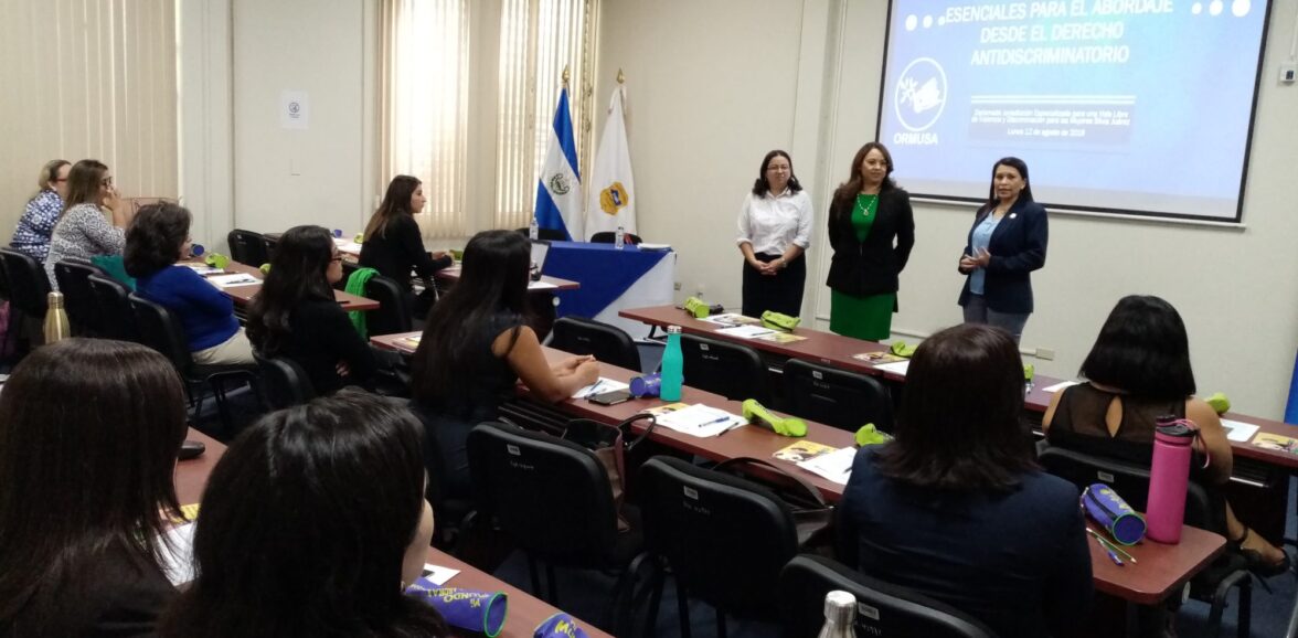 ORMUSA y FGR desarrollaron diplomado: Jurisdicción especializada para una vida libre de violencia y discriminación para las mujeres
