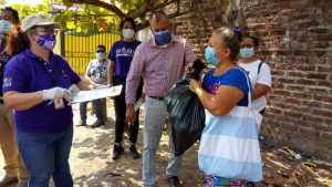 Lee más sobre el artículo ORMUSA entrega 200 canastas básicas a mujeres de San Pedro Masahuat y San Antonio Masahuat