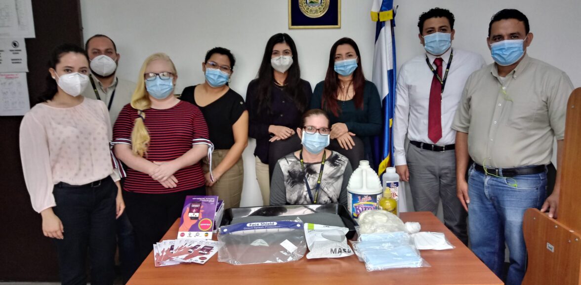 ORMUSA entregó paquetes de bioseguridad a juzgados especializados de Instrucción y Sentencia