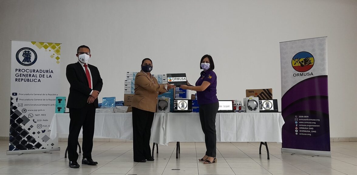 ORMUSA entregó equipo tecnológico y de bioseguridad a la Procuraduría General de la República