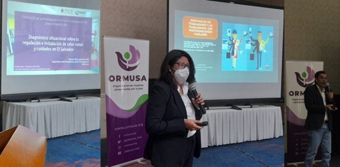 COMUNICADO DE PRENSA – Diagnóstico situacional sobre salas cunas y cuidados en El Salvador