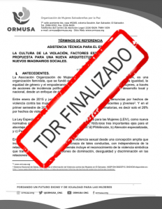 Lee más sobre el artículo TDR DIAGNOSTICO Y ACTUALIZACION PROTOCOLO PNC 1a. Convocatoria
