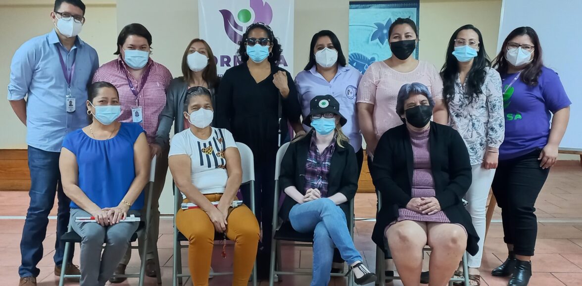 ORMUSA apoya el fortalecimiento de capacidades en atención a mujeres con discapacidad visual en situación de violencia