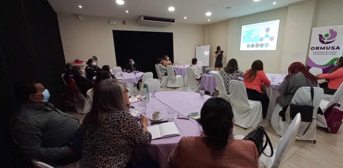 ORMUSA realizó jornada de fortalecimiento institucional sobre ciudades seguras para las mujeres