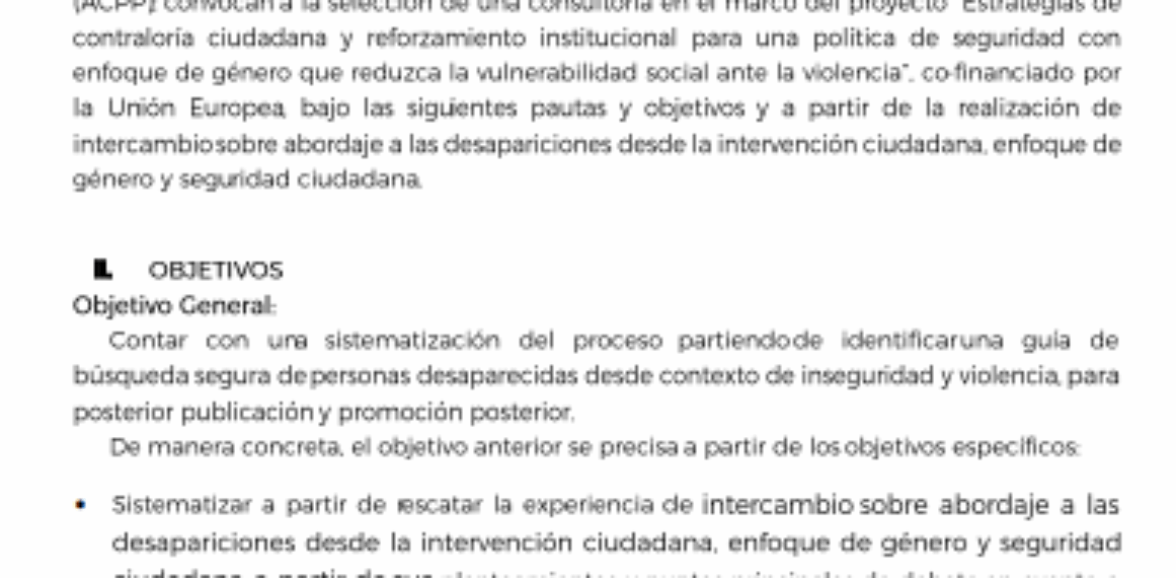 TDR Sistematización Intercambio Mexico 2022 1a convocatoria
