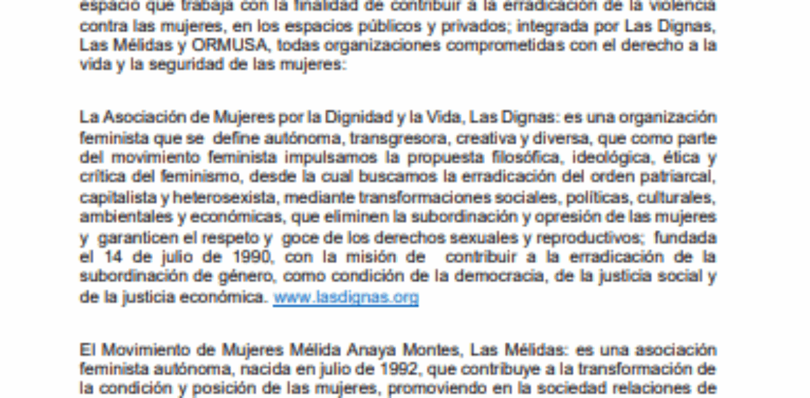 ASISTENCIA TÉCNICA PARA ELABORACIÓN DE UNA PROPUESTA DE PROMOCIÓN EN REDES SOCIALES Y DISEÑO DE LOS MATERIALES SOBRE DERECHO DE LAS MUJERES A VIVIR UNA VIDA LIBRE DE VIOLENCIA PARA LAS MUJERES