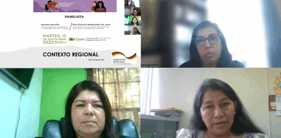 ORMUSA, CICAM y CDM realizaron el webinario sobre violencia sexual: perspectiva desde la salud de las mujeres