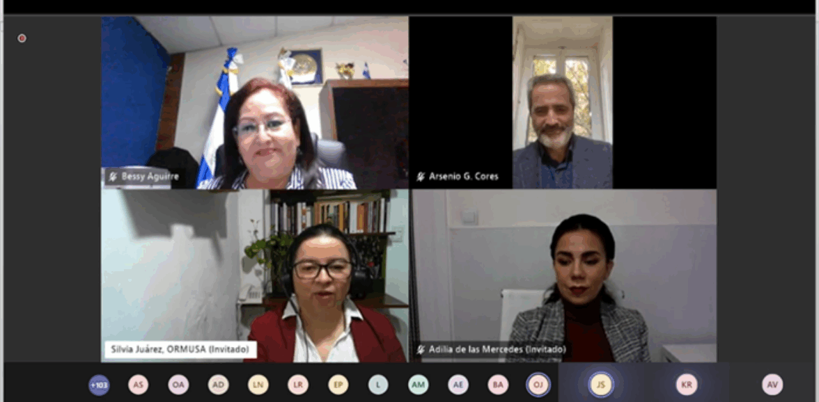 ORMUSA, CICAM, CDM y el CNJ realizaron webinario: aspectos probatorios en delitos contra la libertad sexual