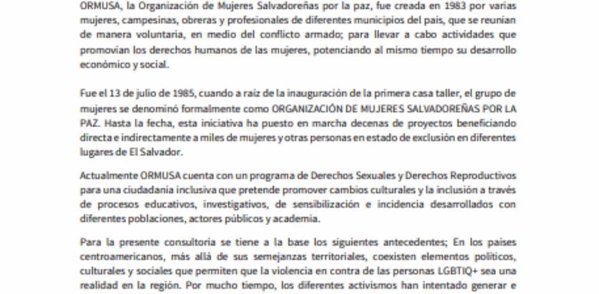 Parámetros de implementación de la Opinión Consultiva 24/17 de la Corte IDH en cuatro países de centroamericana como instrumento jurídico para mejorar el desarrollo de las personas LGBTIQ