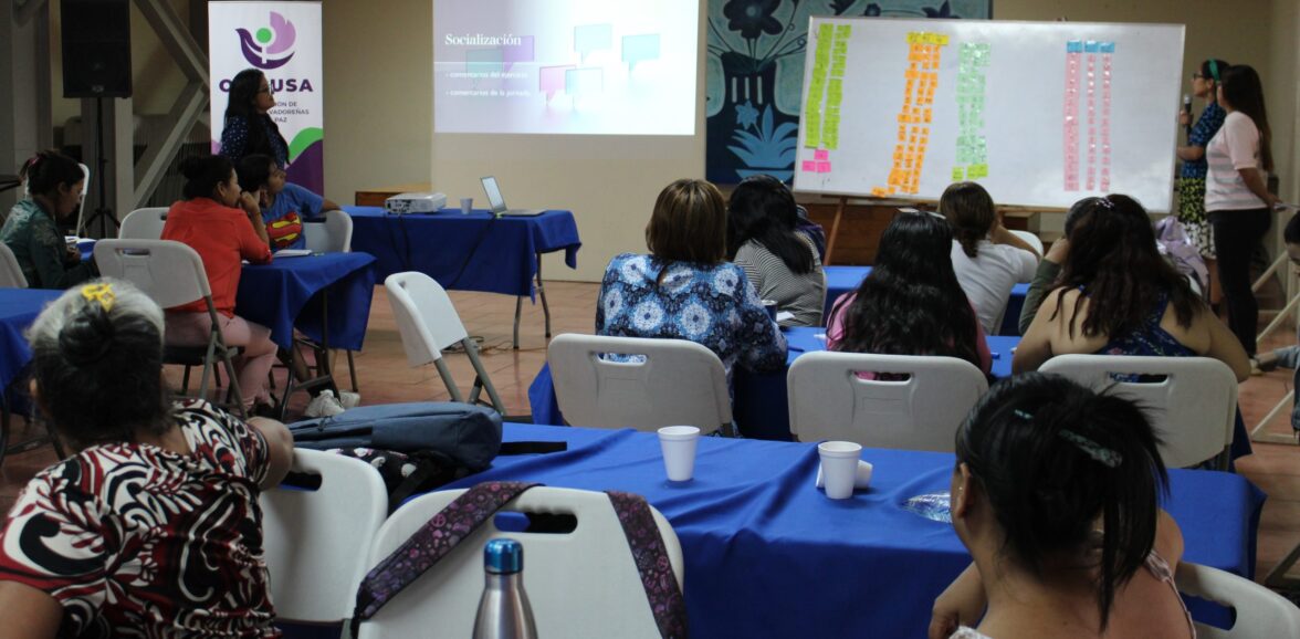 ORMUSA inicia curso sobre estadísticas con enfoque de género con mujeres organizadas