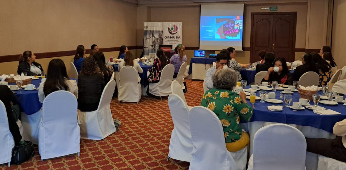 ORMUSA y PGR realizan conversatorio sobre corresponsabilidad de los cuidados