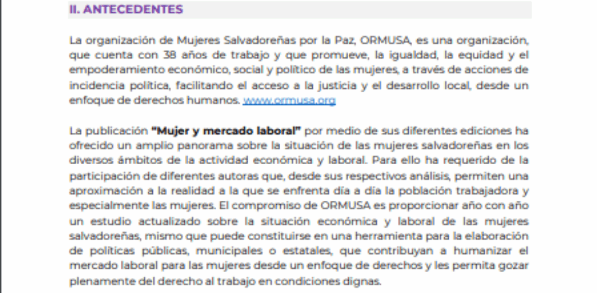 Investigación Mujer y Mercado Laboral 2023