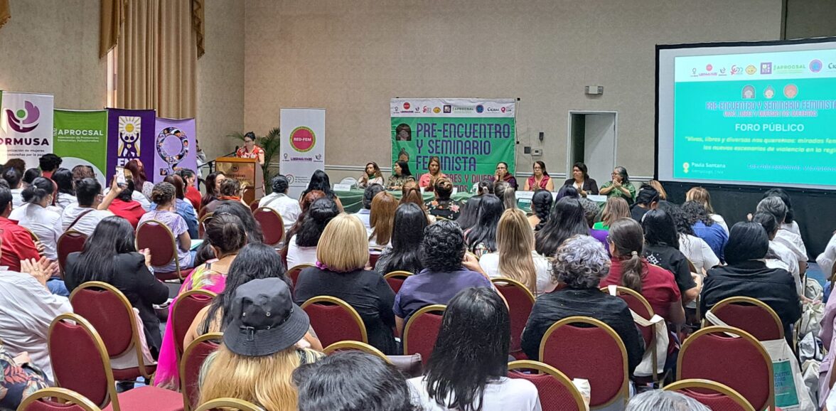 Consorcio de diversas organizaciones nacionales y regionales realizaron el Foro público ¡Vivas, libres y diversas nos queremos!