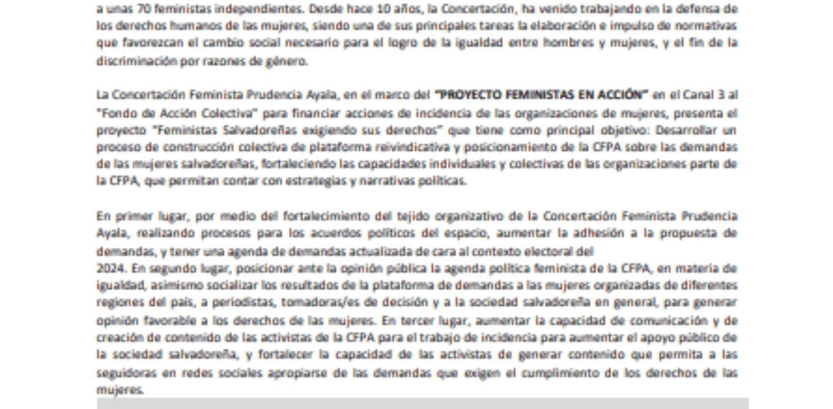 Servicios profesionales para la contratación de una comunicadora-facilitadora para la implementación de 4 talleres de formación a 15 mujeres activistas para la creación y manejo de contenidos en redes sociales.2da. CONVOCATORIA