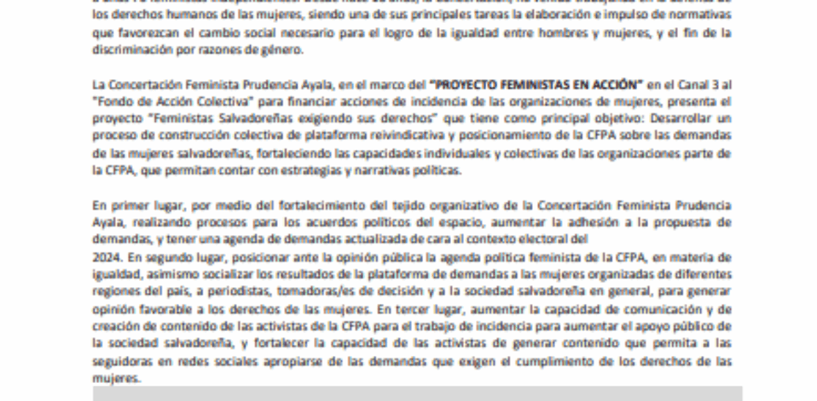 Servicios profesionales para la contratación de una comunicadora-facilitadora para la implementación de 4 talleres de formación a 15 mujeres activistas para la creación y manejo de contenidos en redes sociales