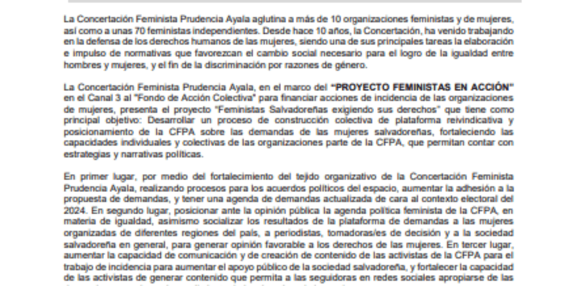 Servicios profesionales para la contratación de una comunicadora para el diseño e implementación de una campaña de comunicación en el marco del 8 de marzo día internacional y nacional de las mujeres