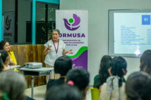 Lee más sobre el artículo ORMUSA y Fundación Gloria de Kriete realizaron Rendición de Cuentas del proyecto Empoderamiento de Mujeres en San Luis Talpa, La Paz