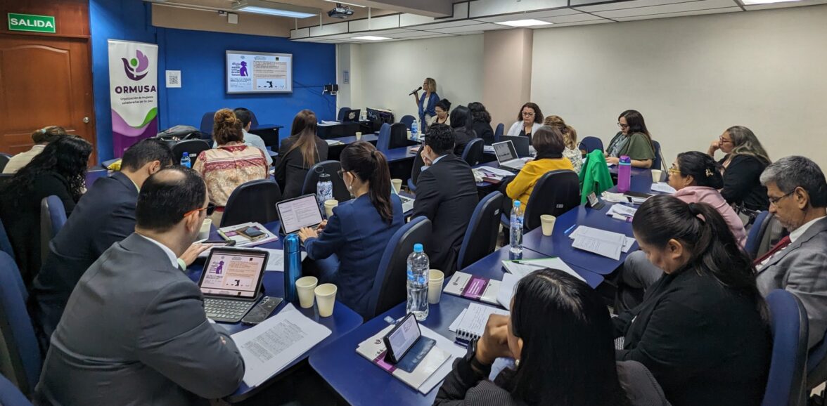 ORMUSA y CNJ desarrollaron curso sobre reparación integral del daño por vulneración a derechos humanos en San Salvador
