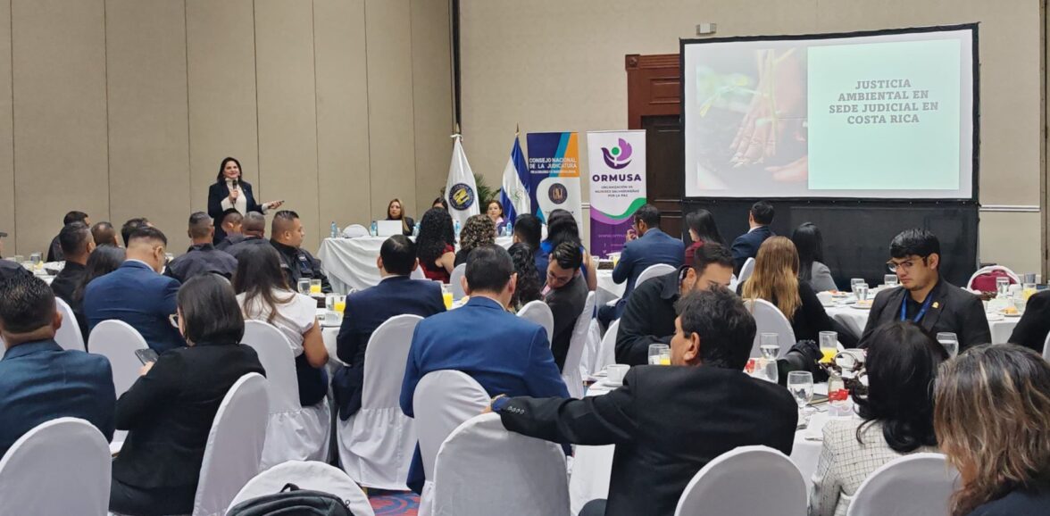 ORMUSA y CNJ inauguraron el foro X aniversario de la jurisdicción ambiental en El Salvador